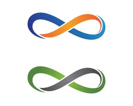 Infinity logo template Stock Illustration