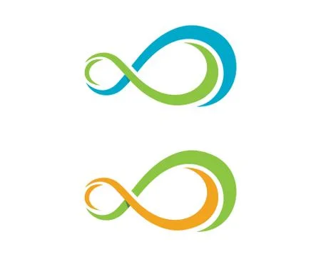 Infinity logo template イラスト素材