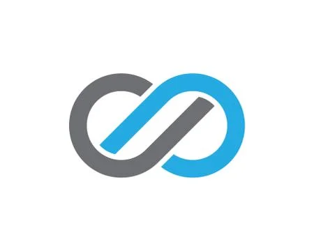 Infinity logo template イラスト素材