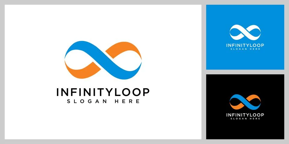 Infinity logo vector design template Stock Illustration