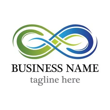 Infinity logo vector icon design Stock Illustration