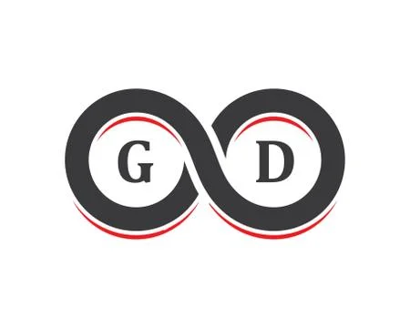 Infinity logo Vector icon Stock Illustration