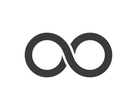 Infinity logo Vector icon 스톡 일러스트