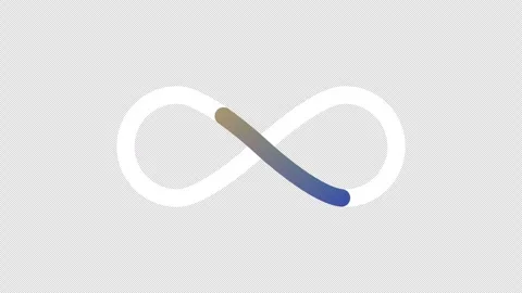 Infinity loop loading animation video Stock Footage 330432622