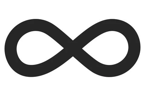 Infinity Loop Vector Symbol イラスト素材