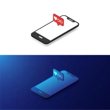 Infinity love Illustrazione stock