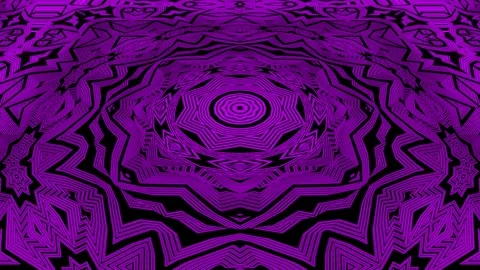 Infinity Mandala Pattern Rotation – Seamless Kaleidoscope Visual Stock Footage 319807998