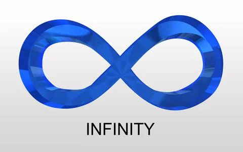 INFINITY - mathematical concept Illustrazione stock