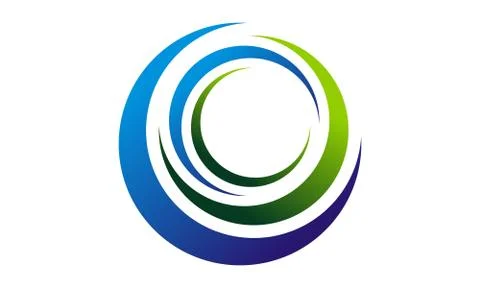 Infinity Motion Logo Design Template Vector Stock Illustration