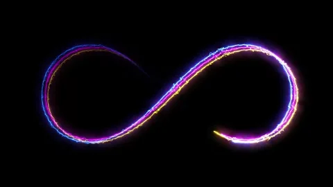 Infinity neon arc reactor looping animated icon infinity neon electricity b.. Stock Footage 308266202