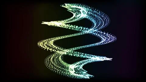 Infinity object. Abstract futuristic digital technology background. Illustration Stock Illustration