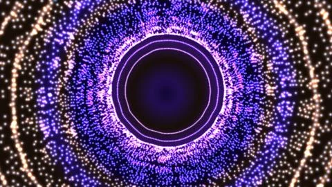 Infinity object. Abstract futuristic digital technology background. Illustration Stock Illustration