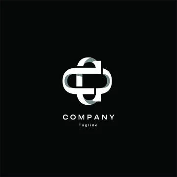 Infinity oc logo lettermark icon vector illustration for business Stock Illustration