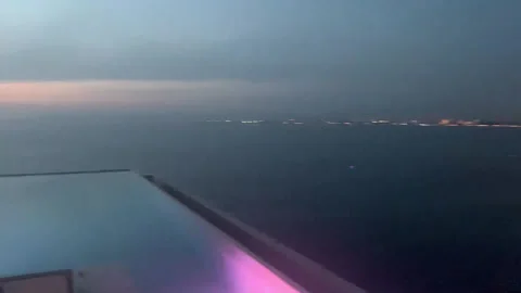 Infinity Pool and City 02 HD Stock Footage 179723671