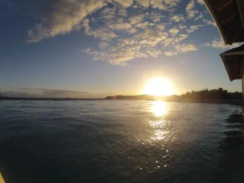 Infinity Pool - Antigua Foto stock