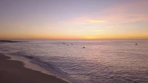 Infinity Pool Fly-Over Morning Aerial Stock Footage 90141510