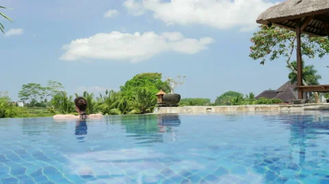 Infinity pool Video stock 57173826