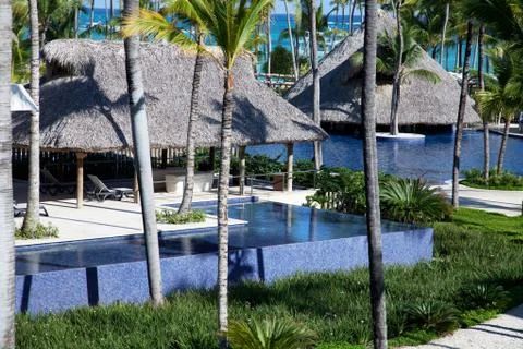 Infinity pool Stock-Fotos