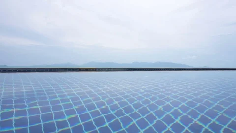 Infinity Pool Water Surface Stock Footage 78124964