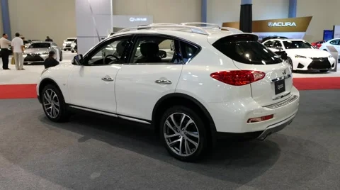 Infinity QX50 SUV on display during the Miami International Auto Show Stock Footage 68722762