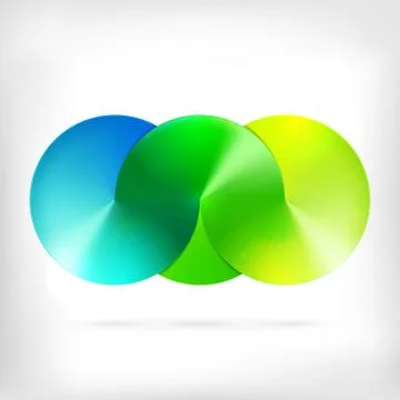 Infinity shape round dimensional icon Stock Illustration