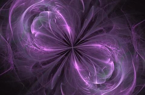 Infinity sign, computer generated fractal Stock-Illustration