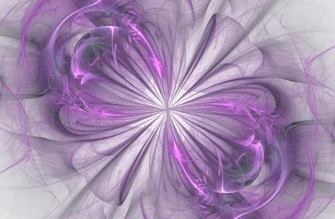 Infinity sign, computer generated fractal イラスト素材