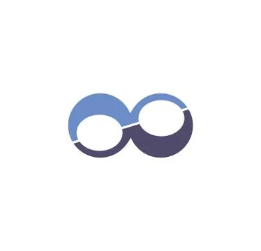 Infinity sign icon on background for graphic and web design. Creative Stock Illustration
