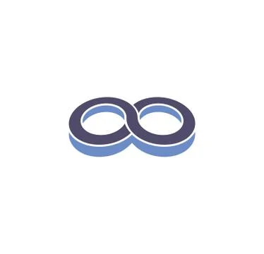 Infinity sign icon on background for graphic and web design. Creative Stock Illustration