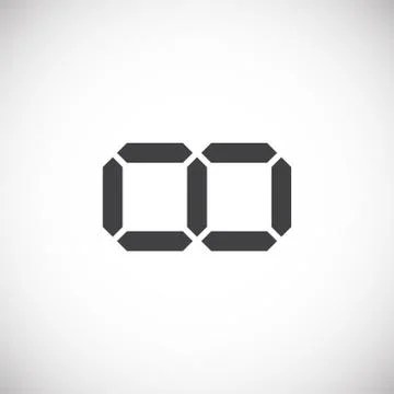 Infinity sign icon on background for graphic and web design. Creative イラスト素材