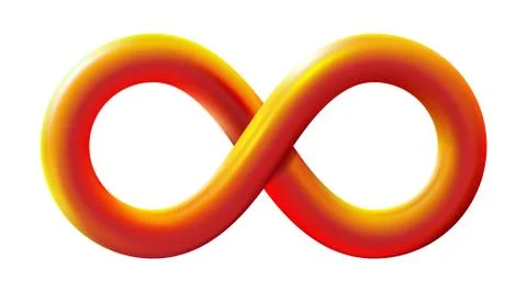 Infinity sign, icon. Mobius strip. Logotype for web design Stock Illustration
