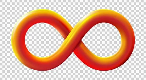Infinity sign, icon. Mobius strip. Illustration PNG イラスト素材