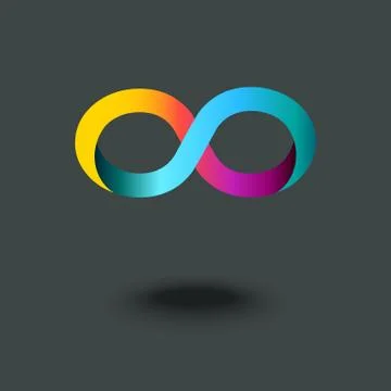 Infinity sign Stock Illustration