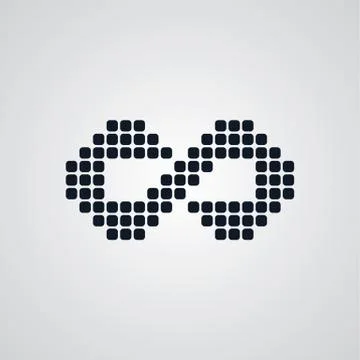 Infinity sign logotype イラスト素材