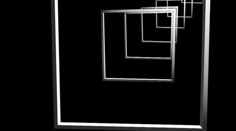 Infinity square tunnel Video stock 32350007