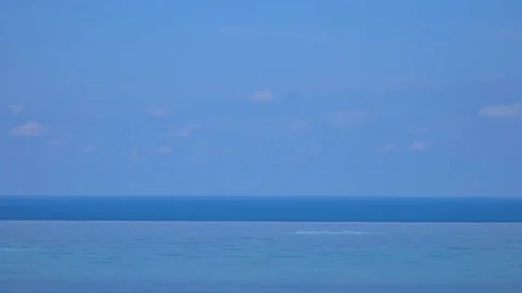 Infinity Swimming Pool with Sea View Stock Footage 106284521