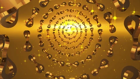 Infinity Symbol 3D Tunnel Background Animation Stock-Footage 194870274