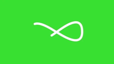 Infinity Symbol Animation Green Screen B... | Stock Video | Pond5
