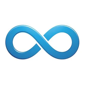 Infinity Symbol Design Stock Illustration