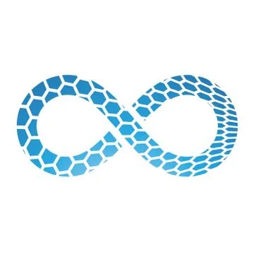 Infinity Symbol Design 스톡 일러스트