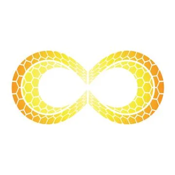 Infinity Symbol Design Illustrazione stock