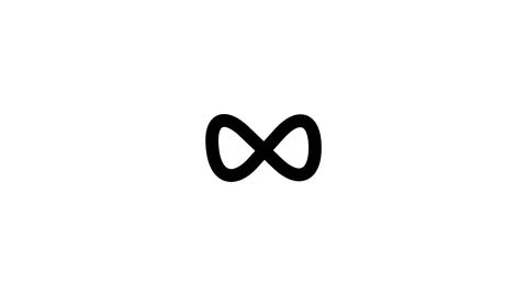 Infinity symbol icon animation, Limitless symbol, Limitless concept sign, i.. Stock Footage 321997627