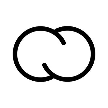 Infinity symbol icon. Concept of infinite, limitless and endless. Simple flat Stock Illustration