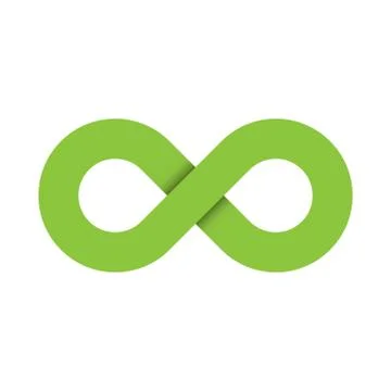 Infinity symbol icon. Representing the concept of infinite, limitless and Stock Illustration