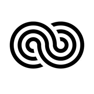 Infinity symbol icon. Representing the concept of infinite, limitless and Stock Illustration