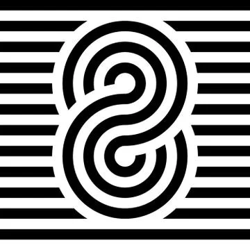 Infinity symbol icon. Representing the concept of infinite, limitless and Stock Illustration