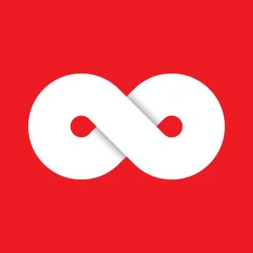 Infinity symbol icon. Representing the concept of infinite, limitless and Stock Illustration
