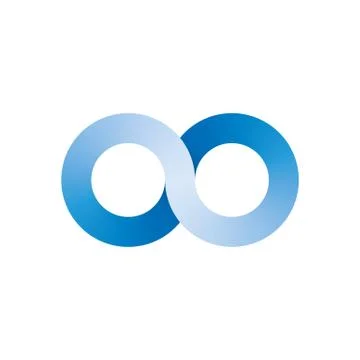 Infinity symbol icon. Representing the concept of infinite, limitless and Illustrazione stock