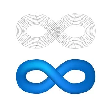 Infinity symbol Stock Illustration