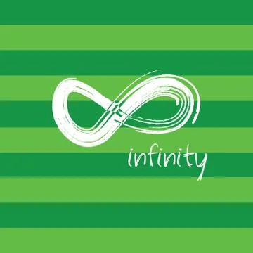 Infinity symbol Stock Illustration